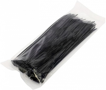 Cieffeplast Хомут-стяжка nylon 140х2.5мм, черный, в упак. 100шт, Cieffeplast