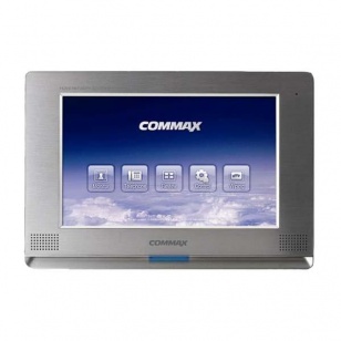 COMMAX CDV - 1020AQ/VIZIT (Черный) Монитор цветного видеодомофона, 10.2'', до 4 панелей, память на 68/58 кадров (NTSC/PAL), адаптирован к VIZIT, 318х215х35мм