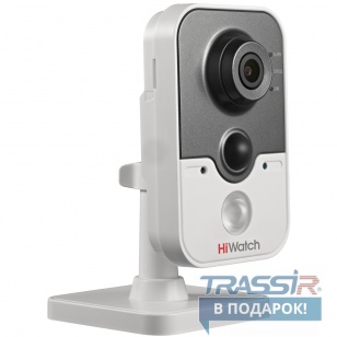 HiWatch DS - N241 компактная IP - камера день/ночь, фиксированный объектив 4мм, 2.8мм