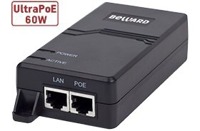 Beward TL-11XP Ultra PoE-инжектор (60Вт),1 порт, защита выхода питания от КЗ и перегрузки