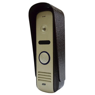 CTV-D1000HD BА (Bronze) Вызывная панель видеодомофона, 700ТВЛ, антивандальная, уголок и козырек в комплекте