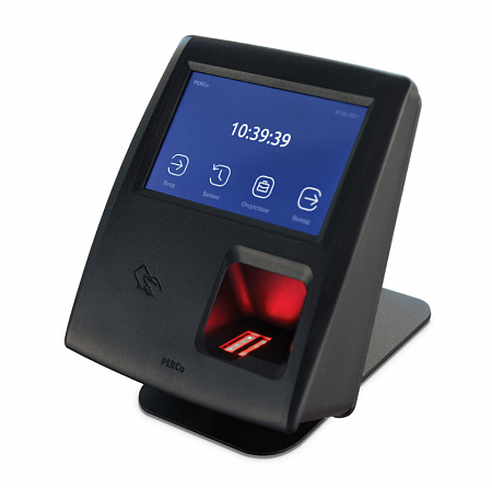 PERCo- CR11.1K Биометрический терминал учета рабочего времени с активированным ПО &quot;Стандартный пакет&quot; PERCo-WS и &quot;Учет рабочего времени&quot; PERCo-WM01