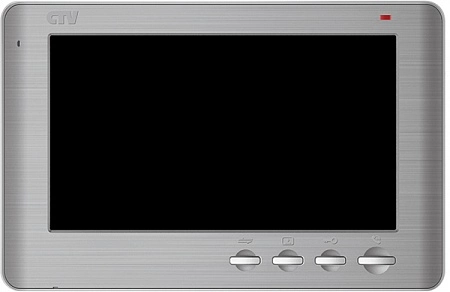 CTV-M1704SE Монитор видеодомофона 7'' со сменными передними панелями (серебристый металлик, &quot;шампань&quot;, &quot;белый декор&quot;), с кнопочным управлением, встроенный автоответчик, встроенный БП