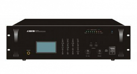 Roxton IP-A67500 IP-усилитель, 500 Вт, 1 микр.+ 1 лин. вход, запуск mp3-проигрывателя, 3U