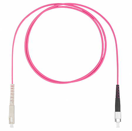 DATAREX SC-FC симплекс (simplex) OM4, нг(А)-HF, маджента, 1,0 м Шнур оптический коммутационный (патч-корд)