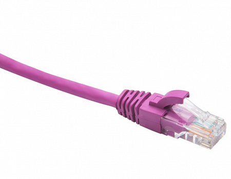 DATAREX U/UTP Коммутационный шнур категория 5e LSZH нг(А)-HF 0,15 м, маджента.