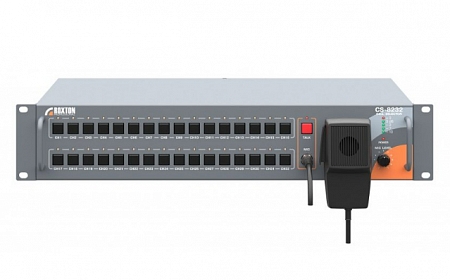 Roxton CS-8232 Центральный блок системы обратной связи на 32 абонента, расширение, RS-485, контроль всех соединений, 2U