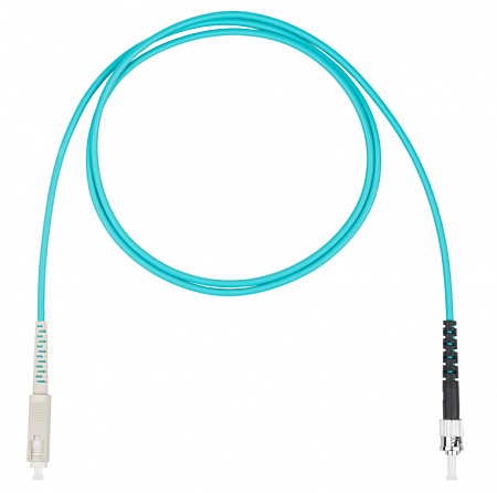DATAREX SC-ST симплекс (simplex) OM3, нг(А)-HF, бирюзовый, 20 м Шнур оптический коммутационный (патч-корд)