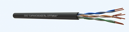 САРАНСККАБЕЛЬ-ОПТИКА UTP Сat 5e 4х2х24AWG (0.48) Cu PE Outdoor (305м/бухта) Кабель витая пара (КСС.СКО.UU.C5e.4.04.2.9) СКО Standard