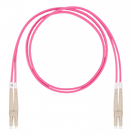 DATAREX LC-LC, дуплекс (duplex) OM4, нг(А)-HF, маджента, 1,5 м Шнур оптический коммутационный (патч-корд)
