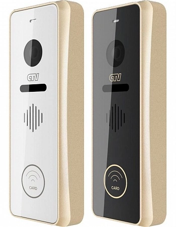 CTV-D3002EM CH (Champagne) Вызывная панель цветного видеодомофона, стиль Hi-Tech, 1000ТВЛ, шампань