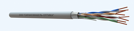 САРАНСККАБЕЛЬ-ОПТИКА FTP Cat.5e 4х2х24AWG (0.48) Cu PVC indoor (305м/бухта) Кабель витая пара (КСС.СКО.FU.C5e.1.04.2.1) СКО Standard