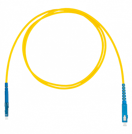 DATAREX LC-SC симплекс (simplex) OS2, нг(А)-HF, желтый, 2,0 м Шнур оптический коммутационный (патч-корд)