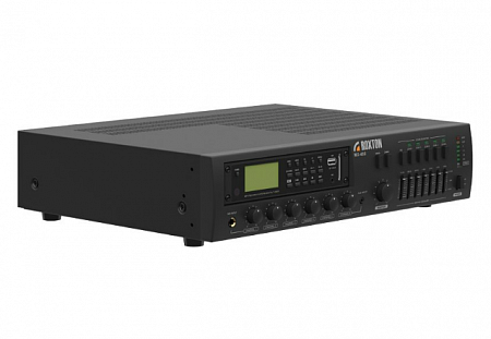 Roxton MX-480 USB-проигрыватель-тюнер-усилитель 480 Вт, 3 микр.+ 3 унив. входа, 5 зон, работа с RM-05