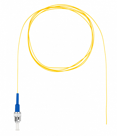 DATAREX ST, OS2, нг(А)-HF Шнур оптический монтажный (пигтейл), желтый, 1,5 м