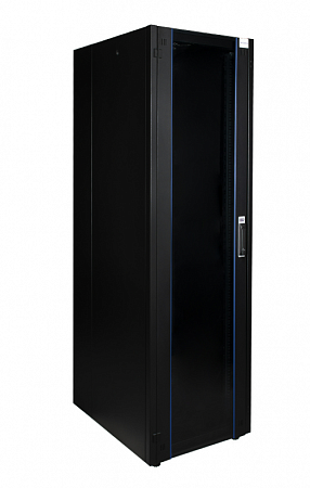 DATAREX 19&quot;, 26U 600х800 Шкаф нап., перед. дв. стек, задн. стен., мет, сер.