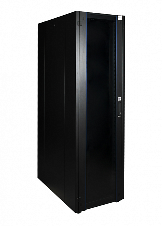 DATAREX 19&quot;, 22U 600х1000 Шкаф нап., перед. дв. стек, задн. стен., мет, сер.