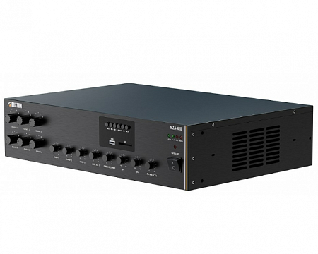 Roxton MZA-480 МР3-плеер-USB-SD-FM-тюнер-усилитель 480 Вт, 3 микр./2 лин. входа, ИК-пульт ДУ, 6 зон
