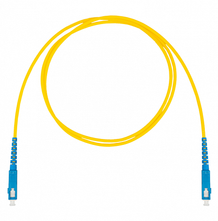 DATAREX SC-SC симплекс (simplex) OS2, нг(А)-HF, желтый, 3,0 м Шнур оптический коммутационный (патч-корд)