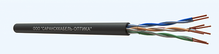 САРАНСККАБЕЛЬ-ОПТИКА UTP Cat.5e 4х2х24AWG (0.46) Cu PE OUTDOOR (305м/бухта) Кабель витая пара (КСС.СКО.UU.C5e.4.04.3.9) СКО Medium