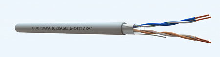 САРАНСККАБЕЛЬ-ОПТИКА FTP Cat.5e 2х2х24AWG (0.48) Cu PVC indoor (500м/бухта) Кабель витая пара (КСС.СКО.FU.C5e.1.02.2.1) СКО Standard