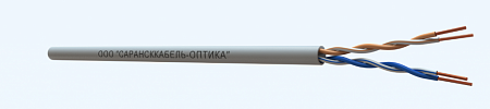 САРАНСККАБЕЛЬ-ОПТИКА UTP Cat.5e 2х2х24AWG (0.46) Cu ZH нг(А)-HF indoor (500м/бухта) Кабель витая пара (КСС.СКО.UU.C5e.3.02.3.1) СКО Medium