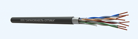 САРАНСККАБЕЛЬ-ОПТИКА FTP Cat.5e 4х2х0.52 Cu PE OUTDOOR (305м/бухта) Кабель витая пара (КСС.СКО.FU.C5e.4.04.5.9) СКО Premium