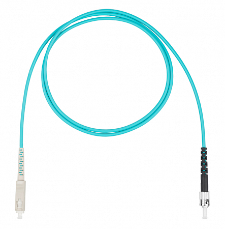 DATAREX SC-ST симплекс (simplex) OM3, нг(А)-HF, бирюзовый, 3,0 м Шнур оптический коммутационный (патч-корд)