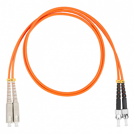 DATAREX SC-ST, дуплекс (duplex) OM2, нг(А)-HF, оранжевый, 1,5 м Шнур оптический коммутационный (патч-корд)