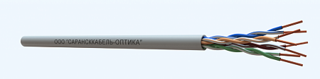 САРАНСККАБЕЛЬ-ОПТИКА UTP Cat.5e 4х2х0.51 Cu PVC нг(А)-LSLTx indoor (305м/бухта) Кабель витая пара (КСС.СКО.UU.C5e.5.04.1.1) СКО Premium