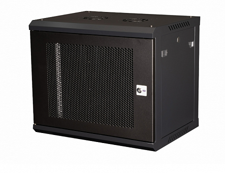 DATAREX 19&quot;, 7U 600х450 Шкаф настен, дв. перф., сер.