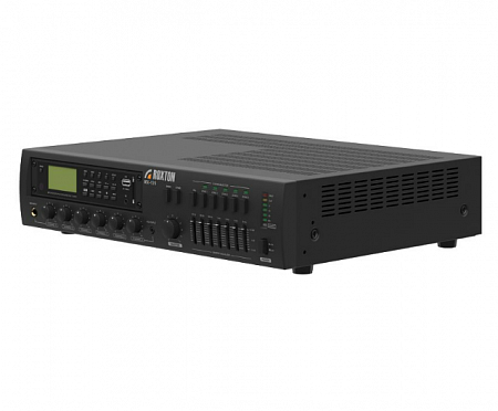 Roxton MX-120 USB-проигрыватель-тюнер-усилитель 120 Вт, 3 микр.+ 3 унив. входа, 5 зон, работа с RM-05