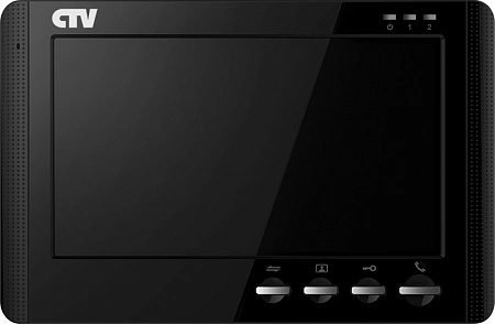 CTV-M1704MD B (Black) (7&quot;, micro SD до 32ГБ, 190 фото) Монитор видеодомофона с кнопочным управлением, встроенный автоответчик, , встроенный источник питания