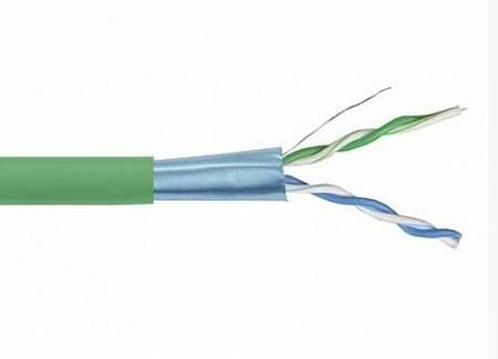 САРАНСККАБЕЛЬ-ОПТИКА FTP Cat.5e 2х2х0.51 Cu PVC нг(А)-LSLTx indoor (500м/бухта) Кабель витая пара  (КСС.СКО.FU.C5e.5.02.1.1) СКО Premium