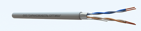 САРАНСККАБЕЛЬ-ОПТИКА FTP Cat.5e 2х2х0.51 Cu PVC indoor (500м/бухта) Кабель витая пара (КСС.СКО.FU.C5e.1.02.1.1) СКО Premium