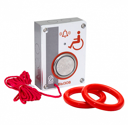 Omega Sound AL-RB-M4 Кнопка ВЫЗОВ (материал корпуса металл). Для настенной всепогодной установки. IP54.