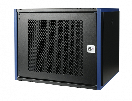 DATAREX 19&quot;, 9U 600х450 Шкаф настен, дв. перф., чер.