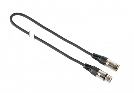 Roxton MC-003XX/1M Шнур XLR3F – XLR3M, длина 1 м