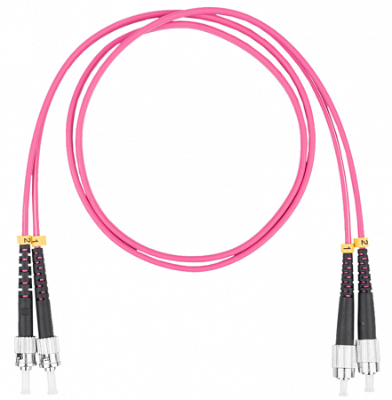 DATAREX FC-ST, дуплекс (duplex) OM4, нг(А)-HF, маджента, 7,0 м Шнур оптический коммутационный (патч-корд)