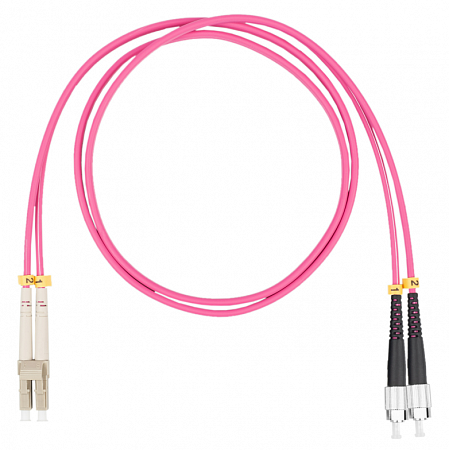 DATAREX LC-FC, дуплекс (duplex) OM4, нг(А)-HF, маджента, 10 м Шнур оптический коммутационный (патч-корд)
