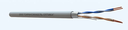 САРАНСККАБЕЛЬ-ОПТИКА FTP Cat.5e 2х2х0.52 Cu PVC indoor (500м/бухта) Кабель витая пара (КСС.СКО.FU.C5e.1.02.5.1) СКО Premium