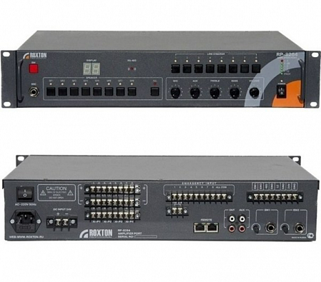 Roxton RP-8264 Универсальный порт для усилителей до 4х500 Вт/100 В, 8 зон