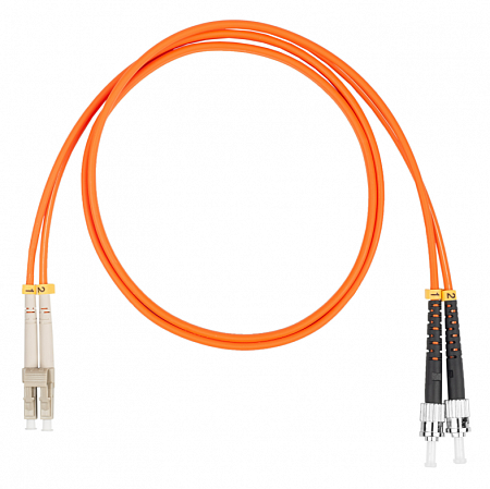 DATAREX LC-ST, дуплекс (duplex) OM2, нг(А)-HF, оранжевый, 7,0 м Шнур оптический коммутационный (патч-корд)