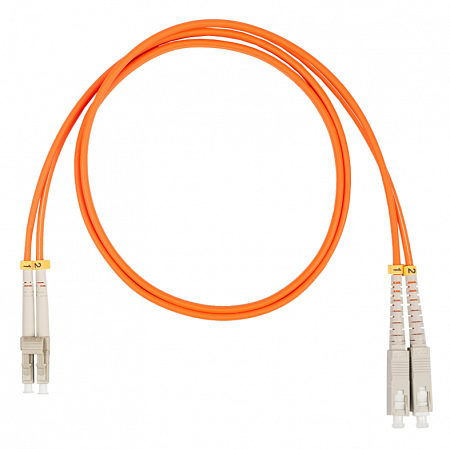 DATAREX LC-SC, дуплекс (duplex) OM2, нг(А)-HF, оранжевый, 3,0 м Шнур оптический коммутационный (патч-корд)
